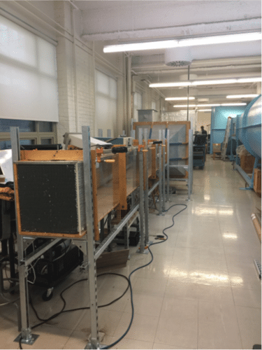 An image of the Cornell wind tunnel